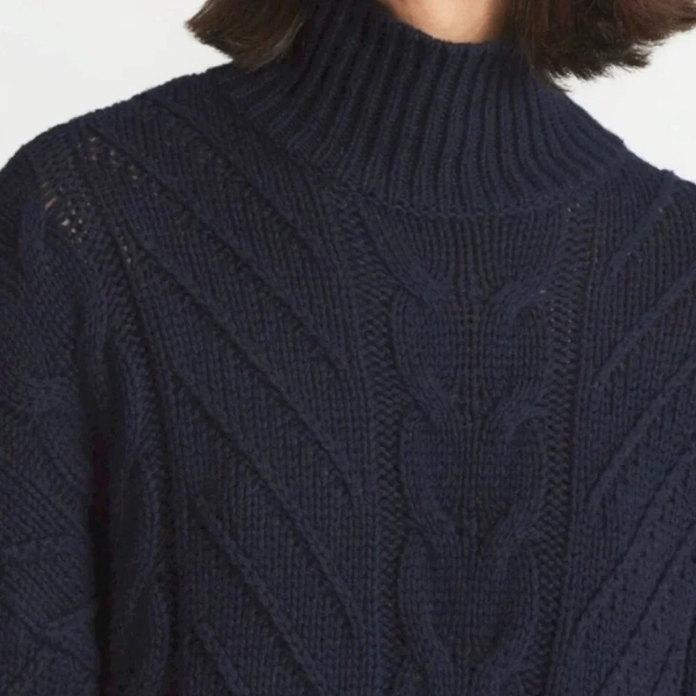 Reiss Laura Cable Knit Sweater Dress - Picture 3 of 7